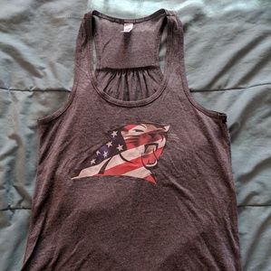 Carolina Panther workout shirt.